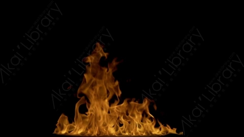 视频素材-motionVFX_steady_fire_from_bottom_10燃烧火焰