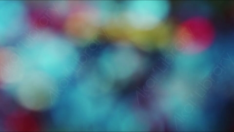 视频素材-光斑pulsating_circular_bokeh_blue_&_red_03
