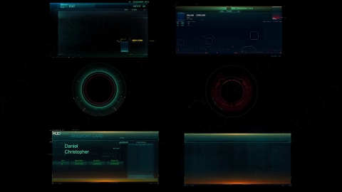 AE模板-screen interface_HUD科技方形界面元素.zip