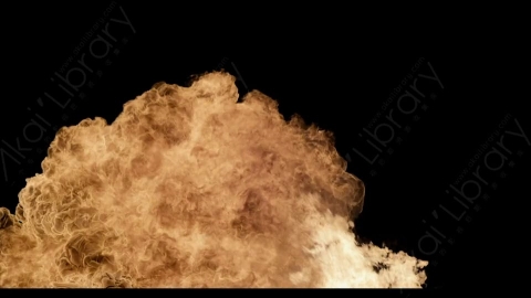 视频素材-爆炸火焰side_fire_bursts_02