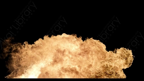 视频素材-爆炸火焰side_fire_bursts_05