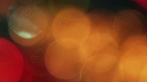 视频素材-光斑steady_circular_bokeh_yellow_&_red_02