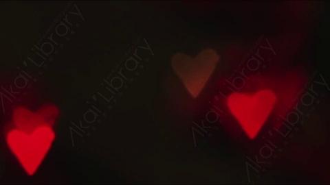 视频素材-光斑steady_heart_bokeh_red_&_yellow_01