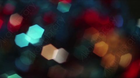 视频素材-光斑steady_hexagonal_bokeh_colorful_05