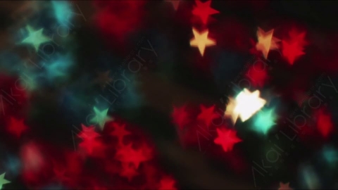 视频素材-光斑steady_star_bokeh_red_&_blue