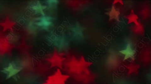 视频素材-光斑steady_star_bokeh_red_&_green