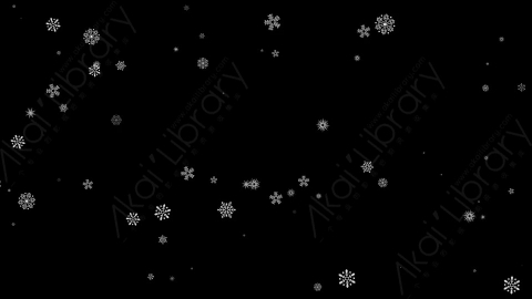 视频素材-vector_11下雪雪花飘落