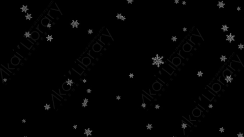 视频素材-vector_12下雪雪花飘落