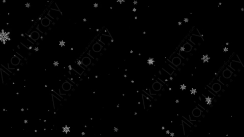 视频素材-vector_4下雪雪花飘落