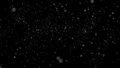 视频素材-vector_5下雪雪花飘落
