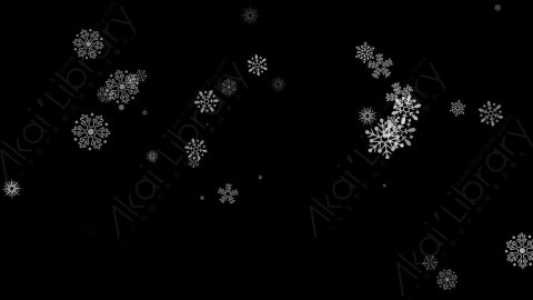 视频素材-vector_7下雪雪花飘落