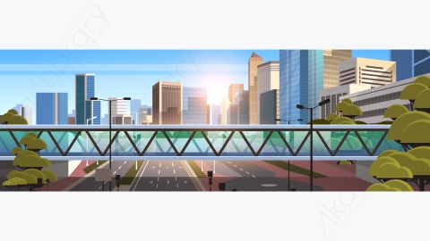 图片素材-带有标记箭头交通标志的高速公路沥青路