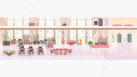 图片素材-空间创意合作中心现代工作场所办公室室内