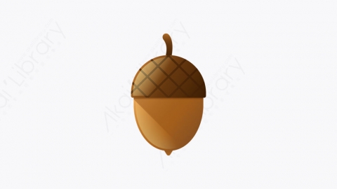 图片素材-001_橡子_acorn
