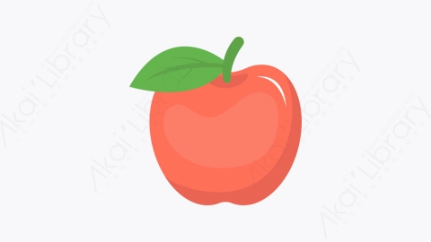 图片素材-001-苹果apple卡通扁平自然生态元素图标