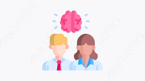 图片素材-001集思广益 brainstormingMG卡通团队合作精神元素图标