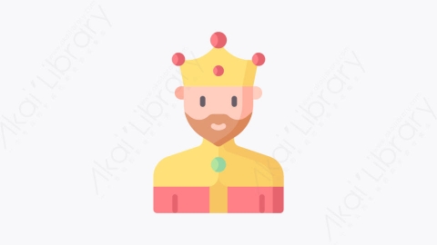图片素材-001王kingMG卡通中世纪元素图标