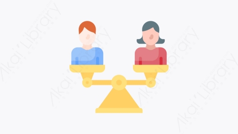 图片素材-002性别平等 gender equalityMG卡通人权元素图标