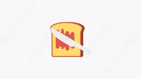 图片素材-0002-吐司toast卡通扁平食物和饮料的元素图标
