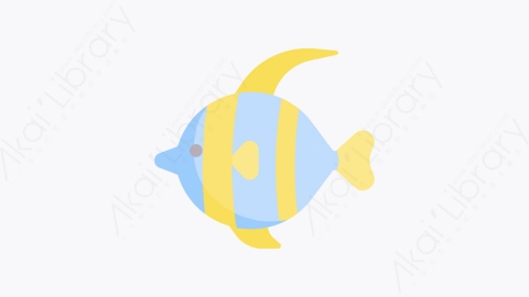 图片素材-003神仙鱼 angelfishMG卡通海上生活元素图标