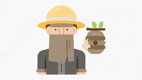 图片素材-003_养蜂人_beekeeper