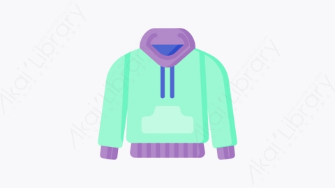 图片素材-003连帽衫 hoodieMG卡通衣服元素图标