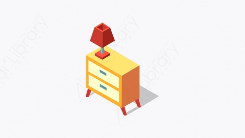 图片素材-004_床头柜_bedside_table