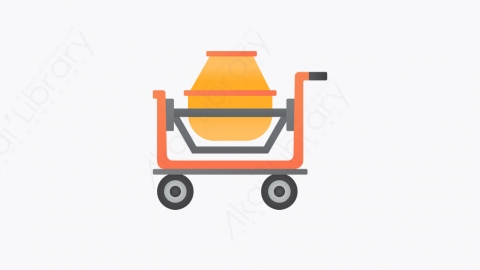 图片素材-004_混凝土搅拌机_concrete_mixer
