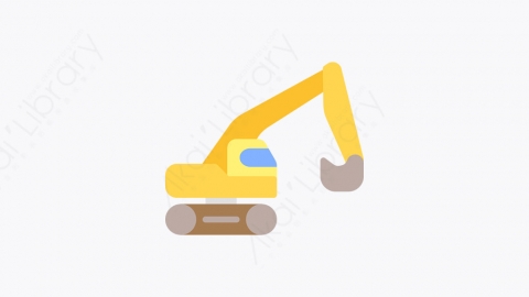 图片素材-004_挖掘机_excavator