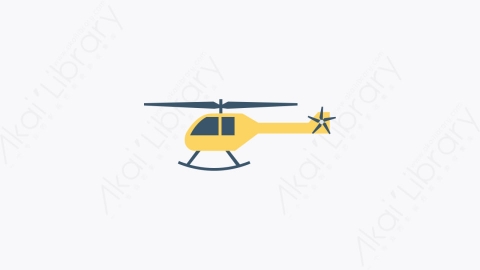 图片素材-004-直升机helicopter卡通扁平婴儿儿童玩具元素图标