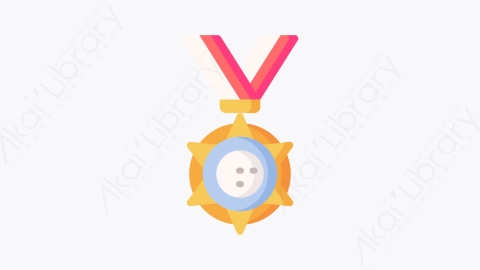 图片素材-004勋章 medalMG卡通高尔夫元素图标