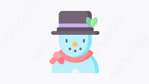 图片素材-005雪人 snowmanMG卡通圣诞人物元素图标