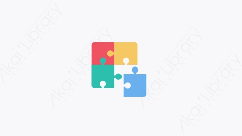 图片素材-006-拼图Jigsaw扁平卡通Seo和Web网页设计元素图标