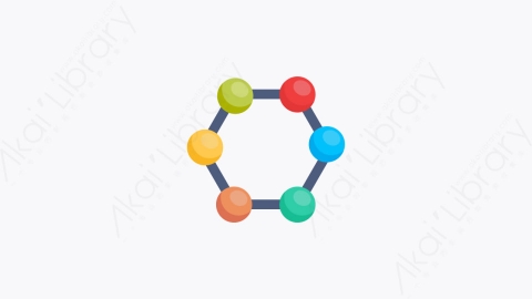 图片素材-006-原子atoms卡通扁平实验室科学教育元素图标