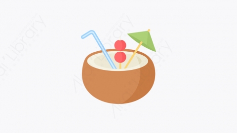 图片素材-006_椰子饮料_coconut_drink