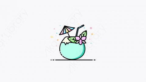 图片素材-006_椰子饮料_coconut_drink