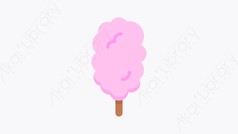 图片素材-006棉花糖 cotton candyMG卡通马戏团元素图标