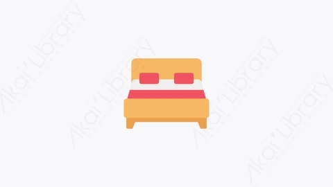 图片素材-007-卧室bedroom卡通扁平情侣婚姻婚礼元素图标