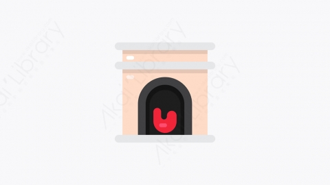 图片素材-007_壁炉_fireplace
