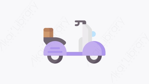 图片素材-007摩托车 motorcycleMG卡通旅行元素图标