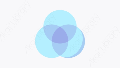 图片素材-007重叠的圆圈 overlapping circlesMG卡通神圣的几何元素图标
