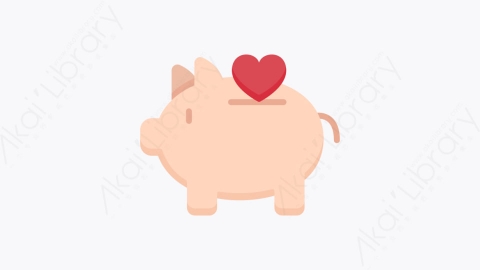 图片素材-007存钱罐 piggy bankMG卡通慈善元素图标