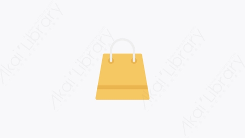 图片素材-007-购物袋shopping_bag扁平卡通黑色星期五元素图标