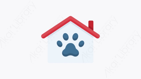 图片素材-008动物收容所 animal shelterMG卡通慈善元素图标