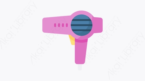 图片素材-008吹风机 hairdryerMG卡通家居用品元素图标