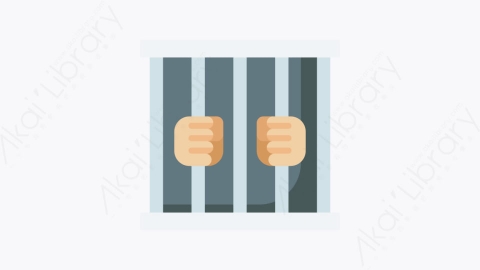图片素材-008囚犯 prisonerMG卡通人权元素图标