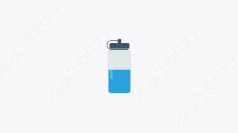 图片素材-008-水瓶water_bottle卡通扁平旅行和冒险元素图标
