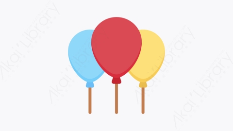 图片素材-009气球 balloonMG卡通马戏团元素图标