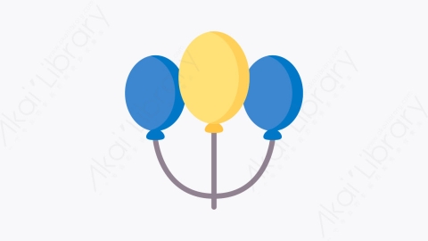 图片素材-009气球 balloonsMG卡通光明节元素图标