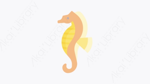 图片素材-009海马 seahorseMG卡通海上生活元素图标
